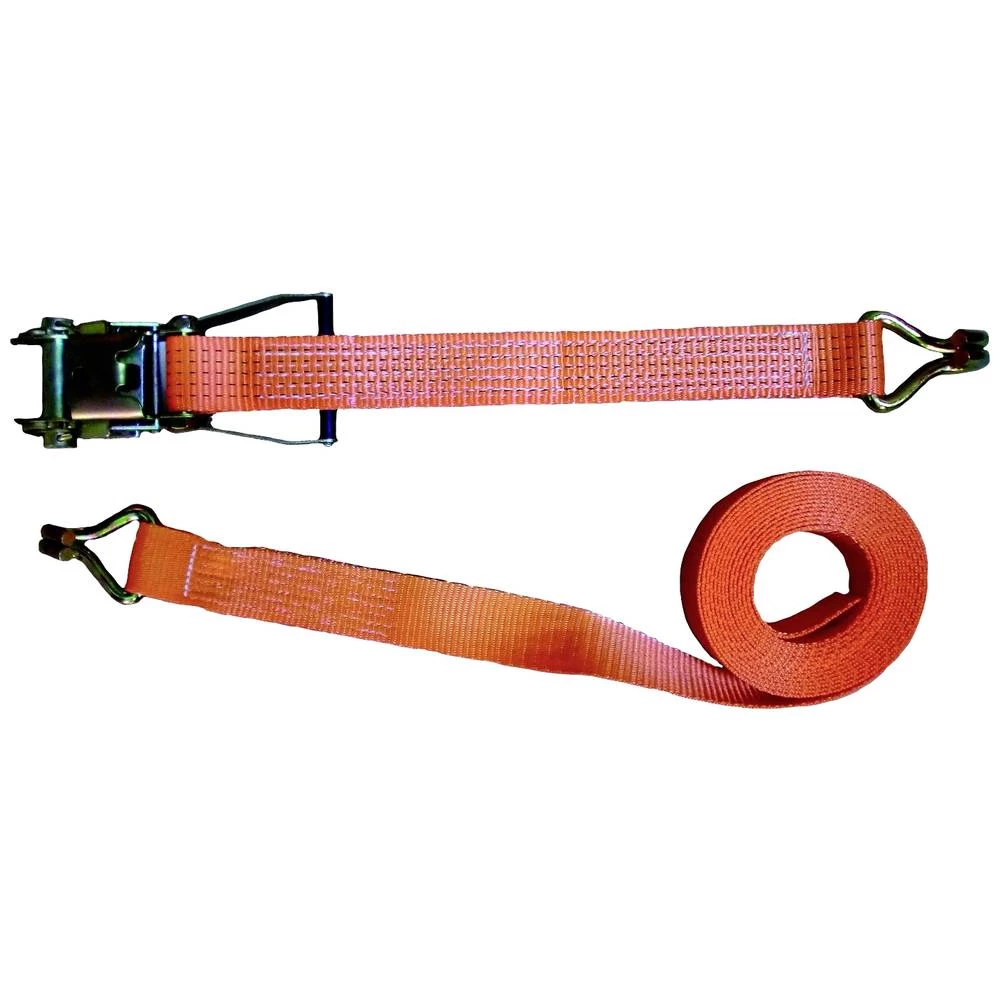 Target Ladungssicherung 90642 dvodijelna zatezna traka (D x Š) 8 m x 50 mm račna s dugom polugom EN 12195 slika