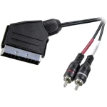 SpeaKa Professional SP-7870676 SCART / Cinch audio priključni kabel [1x muški konektor SCART - 2x muški cinch konektor]