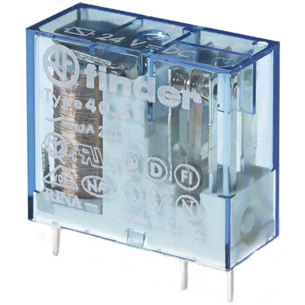 Finder 40.51.9.012.0000 Relej za tiskane pločice 12 V/DC 10 A 1 prebacivanje 50 ST slika