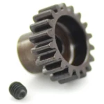 Mali zupčanik motora ArrowMax Tip modula: 1.0 Promjer bušotine: 5 mm Broj zubaca: 18