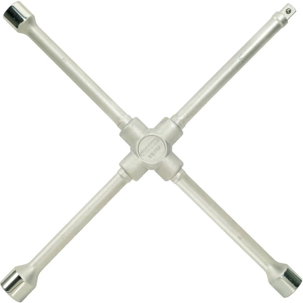 Križni ključ za automobile 1/2"x17x19x22mm KS Tools 518.1152 slika