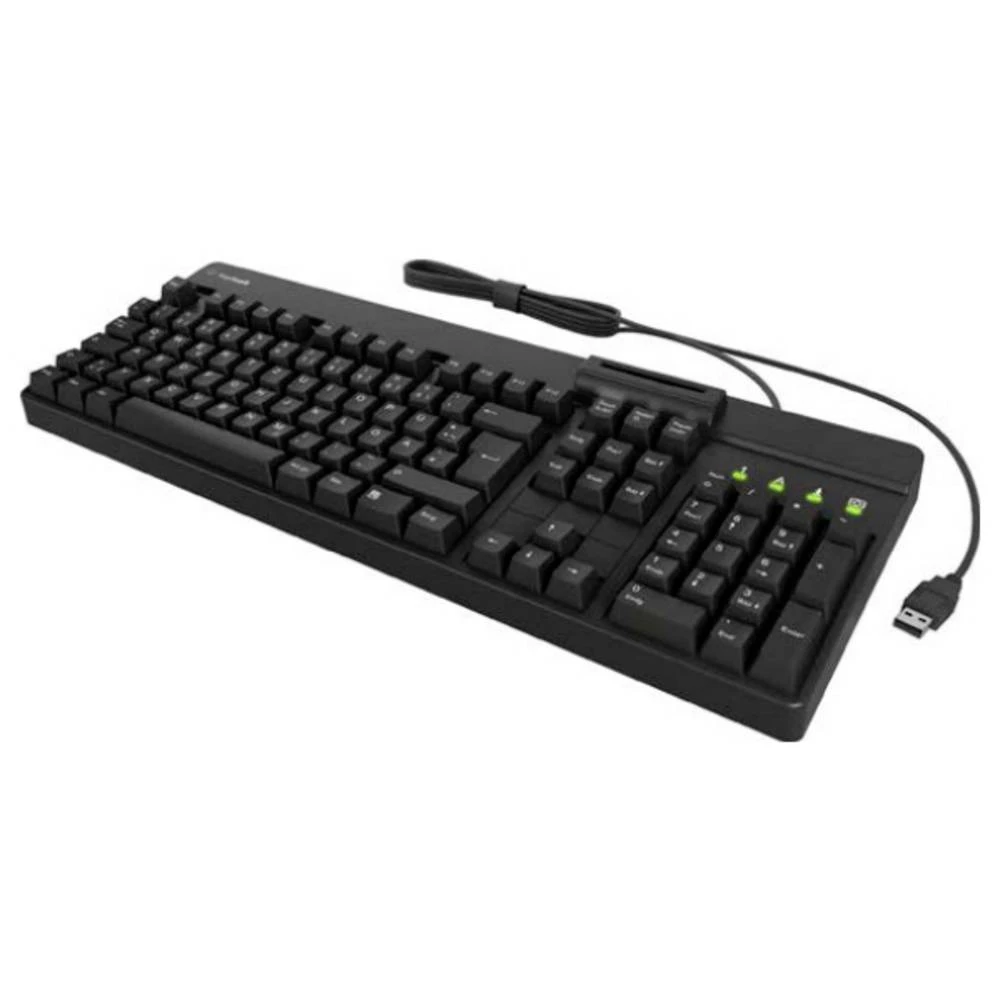 Keysonic KSK-8040U-CR (DE) žičani tipkovnica njemačka, qwertz crna slika