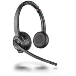 Plantronics DECT Headset Savi W8220 USB binaural ANC Telefonske slušalice Bluetooth Bežične, Stereo Na ušima Crna