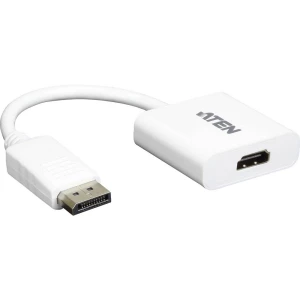DisplayPort / HDMI Adapter [1x Muški konektor DisplayPort - 1x Ženski konektor HDMI] Bijela ATEN slika