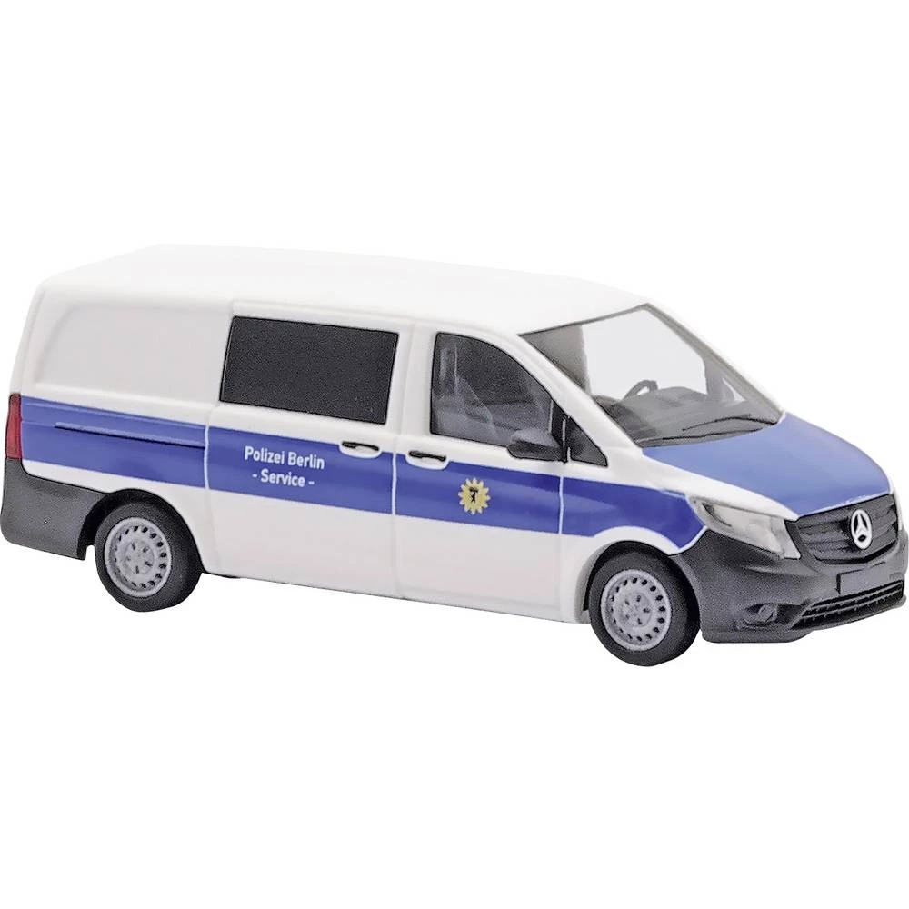 Busch 51158 h0 model hitnog vozila Mercedes Benz Vito, Berlinska policijska služba slika
