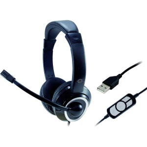 Conceptronic POLONA 01B slušalice USB sa vrpcom preko ušiju crna slika