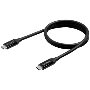 EDIMAX USB kabel USB 4.0, Thunderbolt™ 3 USB-C® utikač 1 m crna  UC4-010TB V2 slika