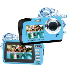 Easypix W3048-I "Edge" digitalni fotoaparat 48 Megapixel led, plava boja podvodna kamera, prednji zaslon slika