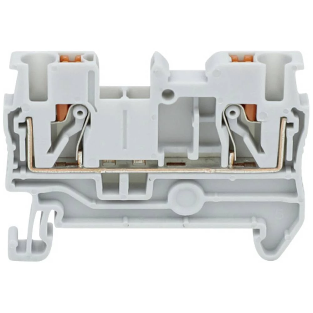 TRU COMPONENTS TC-11592352 prolazna stezaljka 8.2 mm brzo spajanje  siva 1 St. slika