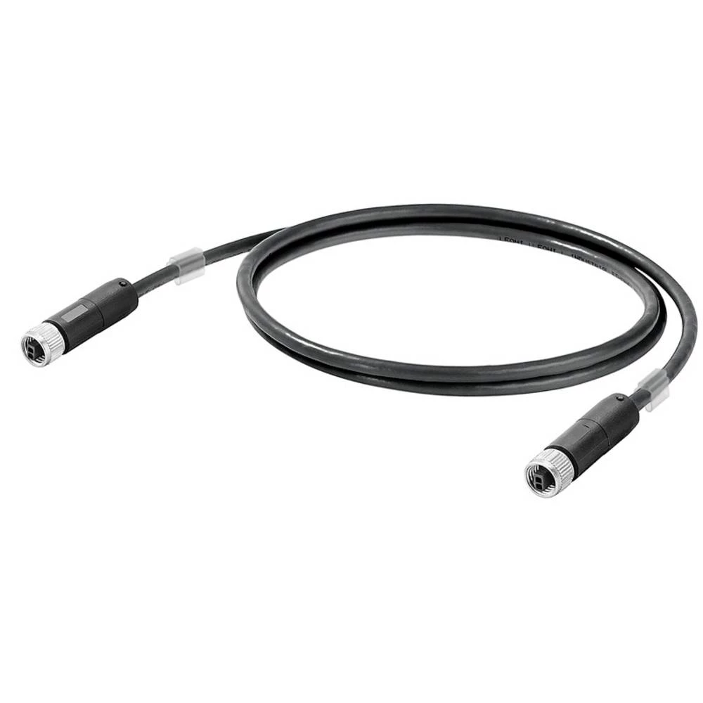 Jednoparni Ethernet kabel (sklopljen), M8 SPE (IEC 63171-5) kontakt utičnice IP67 ravno, M8 SPE (IEC 63171-5) kontakt utičnice IP67 ravno, Weidmüller 2726050200 utični konektor za senzor/aktivator,... slika