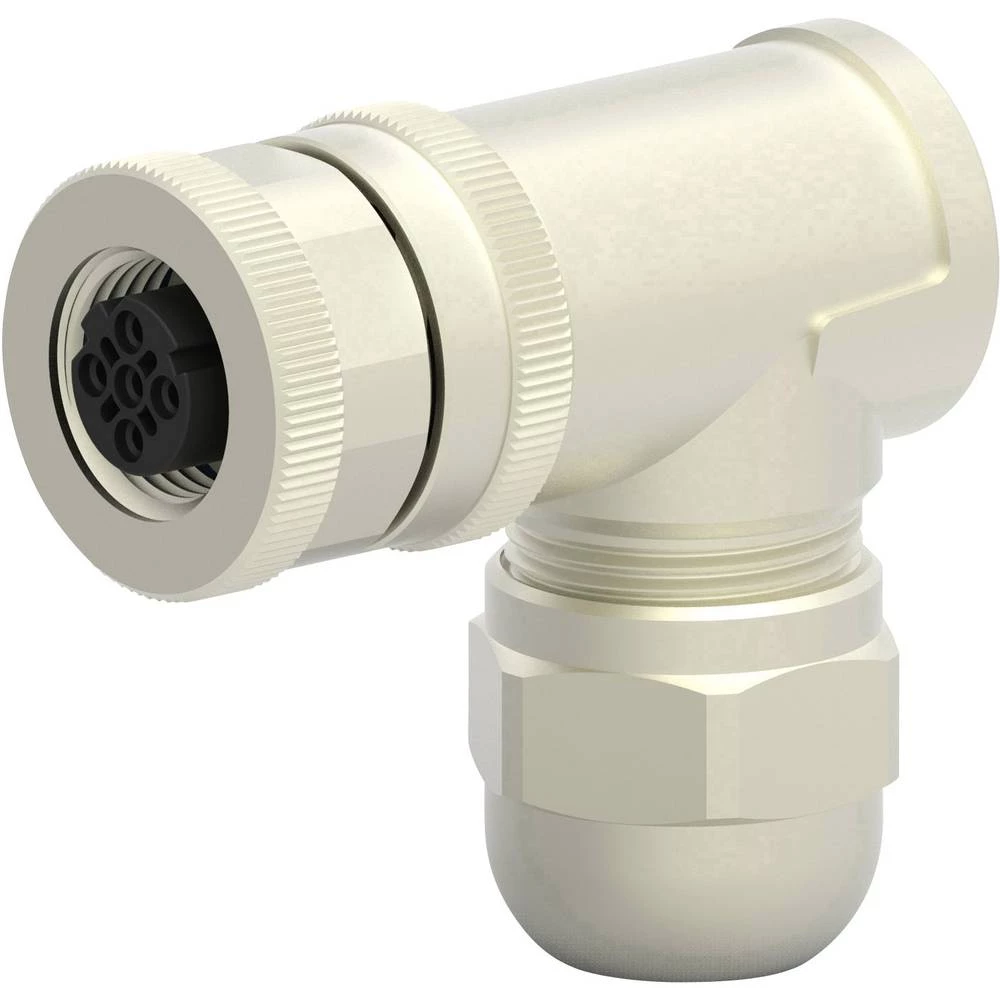 Utični konektor za senzor/aktivator, nekonfekcionirani M12 Ženski konektor, kutni Broj polova: 5 TE Connectivity T4112511051-000 slika