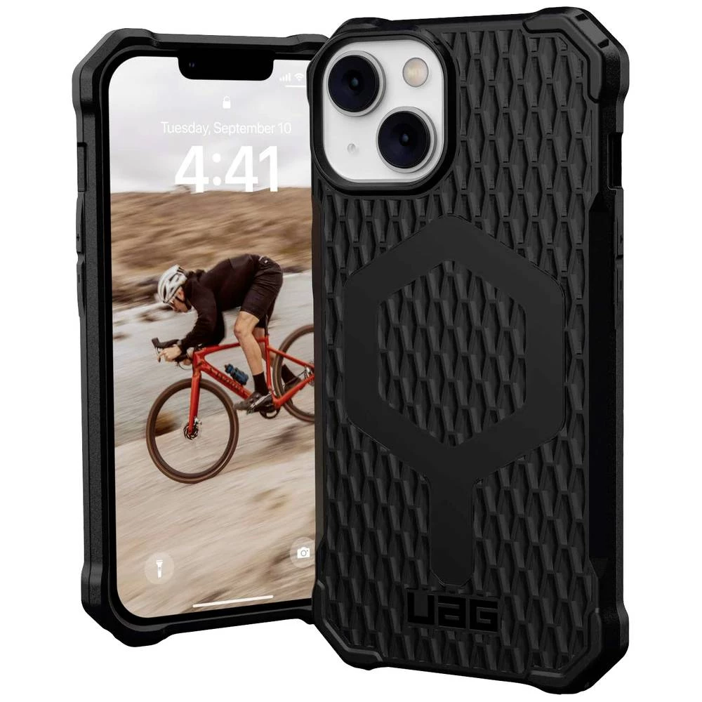 Urban Armor Gear Essential MagSafe Pogodno za model mobilnog telefona: iPhone 14, iPhone 13, crna Urban Armor Gear Essential MagSafe case Apple iPhone 14, iPhone 13 crna slika