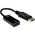 Value DisplayPort priključni kabel 0.15 m 12.99.3139 crna [1x muški konektor displayport - 1x ženski konektor HDMI]