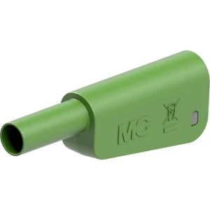 Stäubli SLM-4A-46 sigurnosni lamelni muški konektor utikač Zatik-Ø: 4 mm zelena 1 St. slika