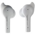 Boompods Bassline GO In Ear slušalice Bluetooth® bijela slušalice s mikrofonom, kontrola glasnoće, otporne na znojenj