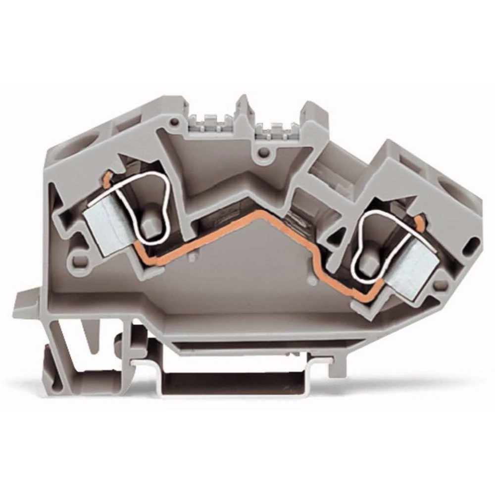 WAGO 784-992 prolazna stezaljka 10 mm opruga Dostupnost: l siva 25 St. slika