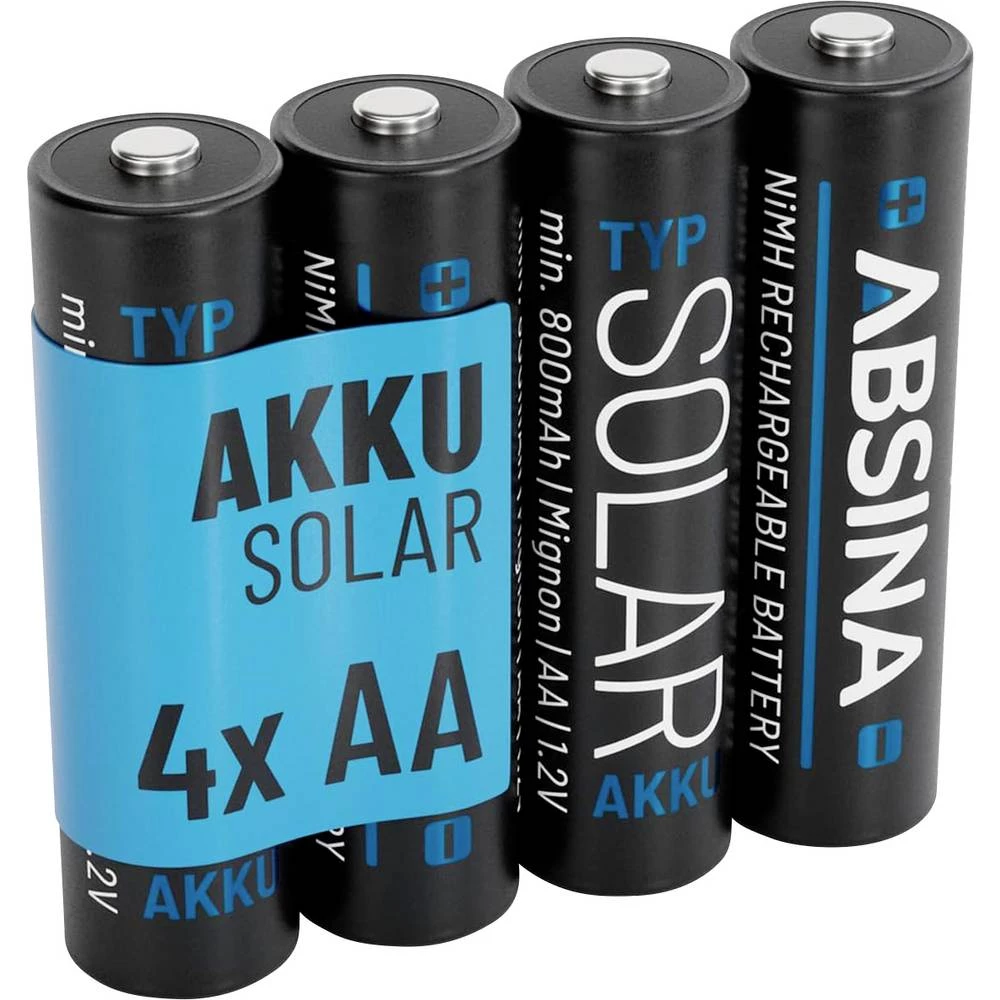 Absina mignon (AA) akumulator NiMH 1.2 V 4 kom. slika