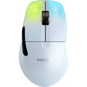 Roccat    KONE Pro Air    Bluetooth®, bežično    igraći miš    optički    osvjetljen, ergonomski    bijela slika