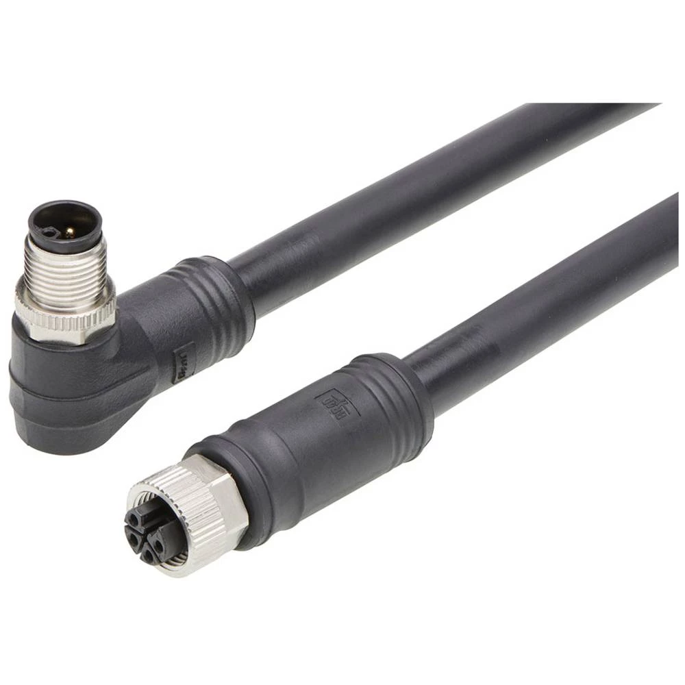 Molex 1205010152 utični konektor za senzor/aktivator, konfekcionirani žženski konektor, ravni, kutni muški konektor 5 m slika