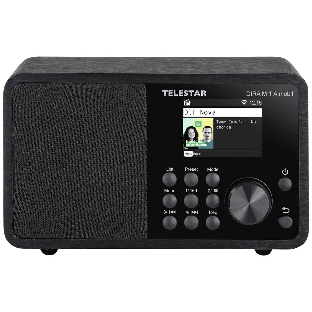 Telestar DIRA M 1 A mobil internet stolni radio internet, DAB+ (1012), UKW (1014) AUX, Bluetooth®, DLNA, USB, WLAN, internetski radio   funkcija snimanja, podržava DLNA, uklj. daljinski upravljač, ... slika