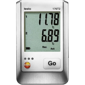 testo 176 T2 Uređaj za pohranu podataka temperature Kalibriran po ISO Mjerena veličina Temperatura -50 Do +400 °C slika