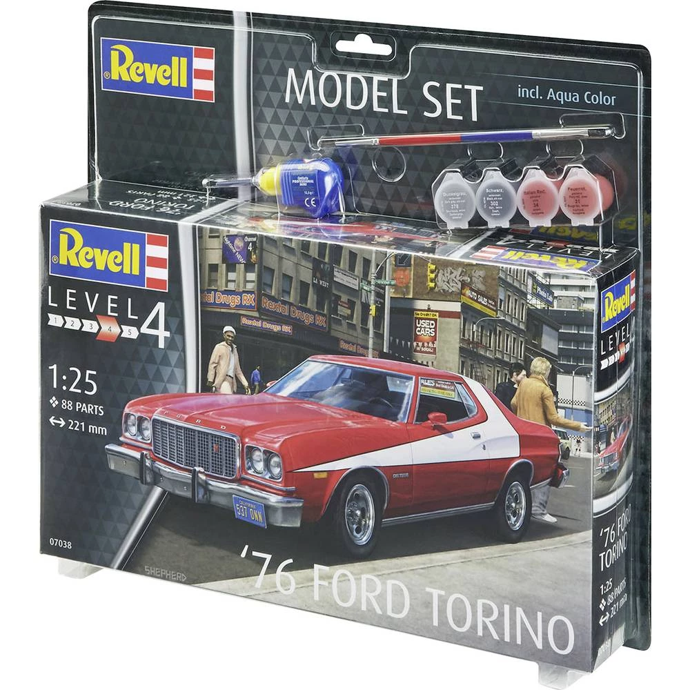 Revell 67038 76 Ford Torino Model automobila za sastavljanje 1:25 slika
