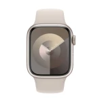 Apple Watch Series 9 GPS 41 mm Starlight aluminijsko kućište sa Starlight sportskim remenčićem - M/L Apple Watch Series 9 GPS 41 mm kućište od aluminija sportska narukvica Starlight m/l