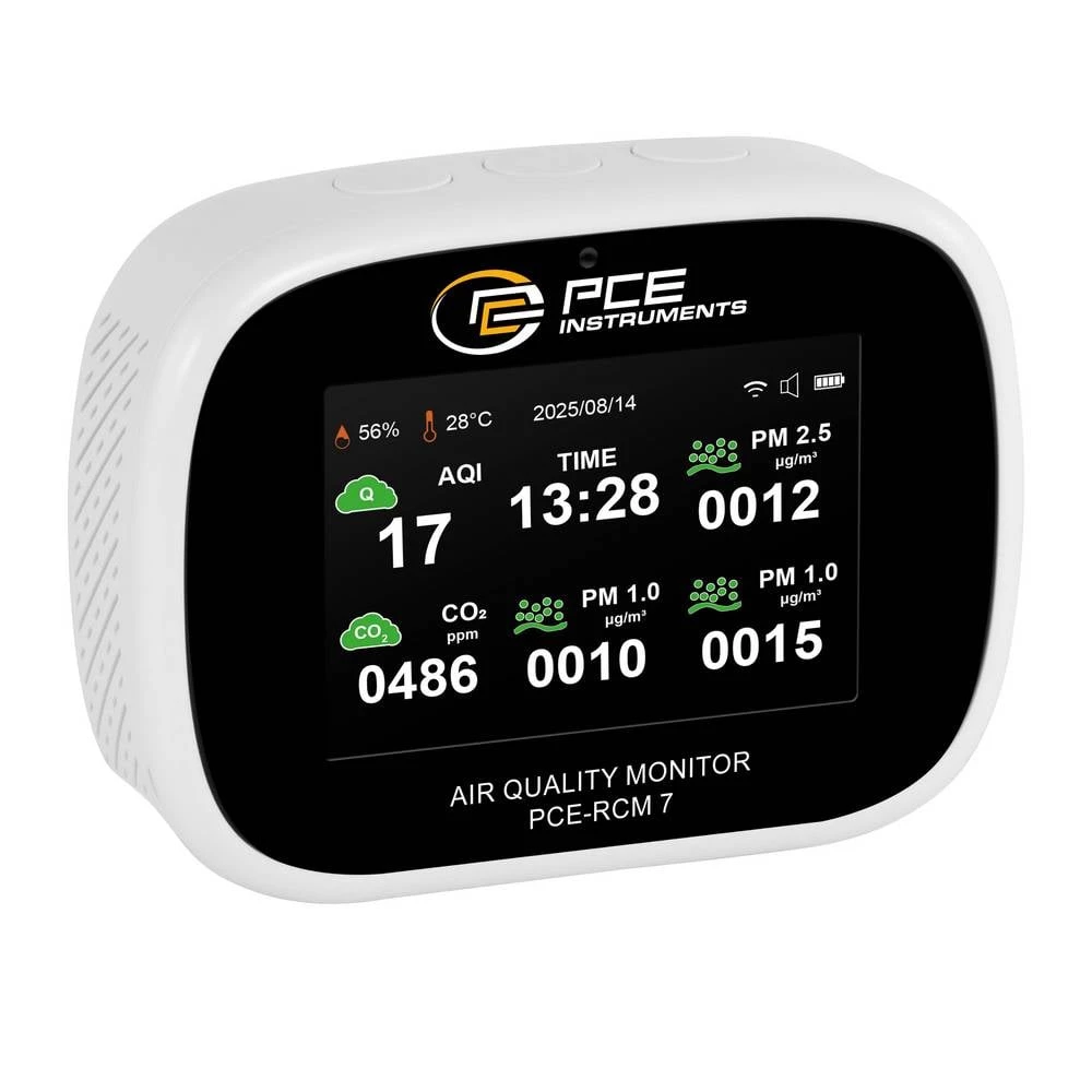 mjerač ugljičnog dioksida PCE Instruments PCE-RCM 7 CO2 s funkcijom za mjerenje temperature, s USB sučeljem slika