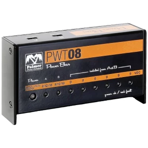 Palmer PWT 08 Univerzalno 9V napajanje za pedalboarde 8 izlaza Palmer Musicals Instruments PWT 08 adapter za napajanje slika