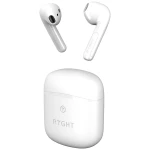 RYGHT WAYS2  In Ear Headset Bluetooth® stereo bijela  indikator napunjenosti baterije, slušalice s mikrofonom, kutija za punjenje, kontrola na dodir