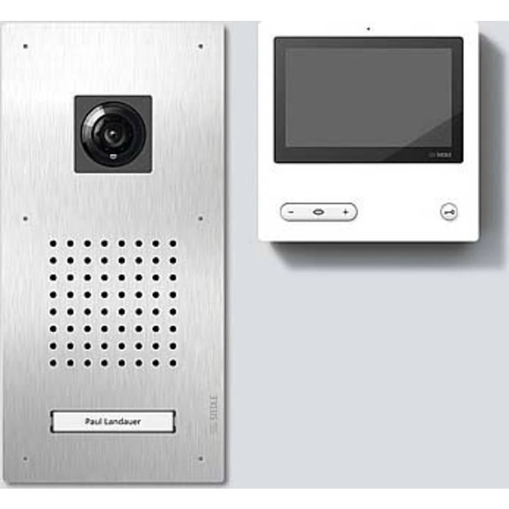 Siedle  SET CLVP 850-1 E/W    portafon za vrata        srebrna, bijela slika