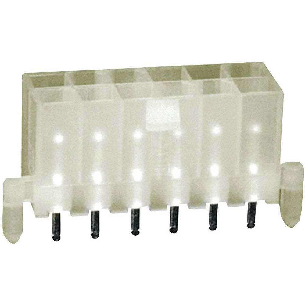TE Connectivity standardna letva s muškim kontaktima VAL-U-LOK Ukupan broj polova 8 Raster: 4.20 mm 1586039-8 1 St. slika