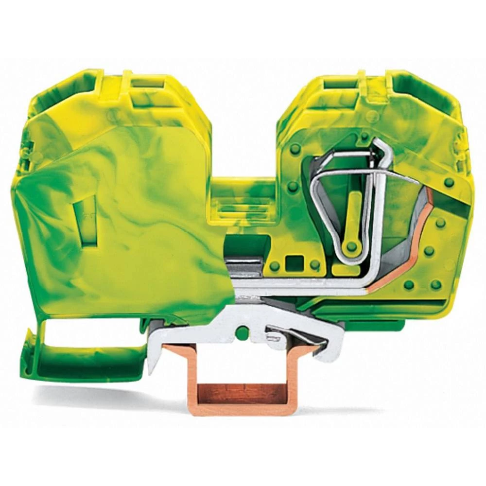 WAGO 285-637 stezaljka za zaštitni vodič 16 mm opruga Dostupnost: pe zelena, žuta 15 St. slika