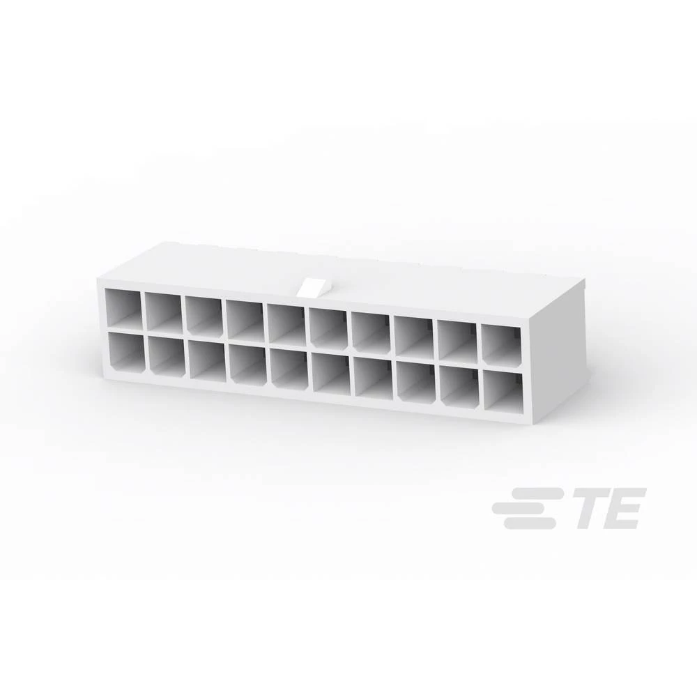 TE Connectivity ugradna standardna letva s muškim kontaktima 2-1586038-0 1 St. Tray slika