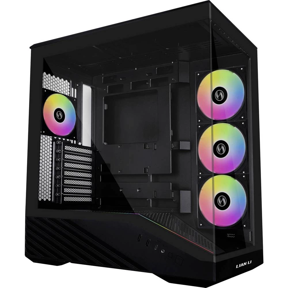 Lian Li Vector V100 midi-tower kućište za računala, kućište , kućište za igraće računalo crna slika