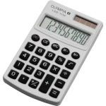 Džepni kalkulator Olympia LCD 1110 Bijela Zaslon (broj mjesta): 10 solarno napajanje, baterijski pogon (Š x V x d) 70 x 10 x 117