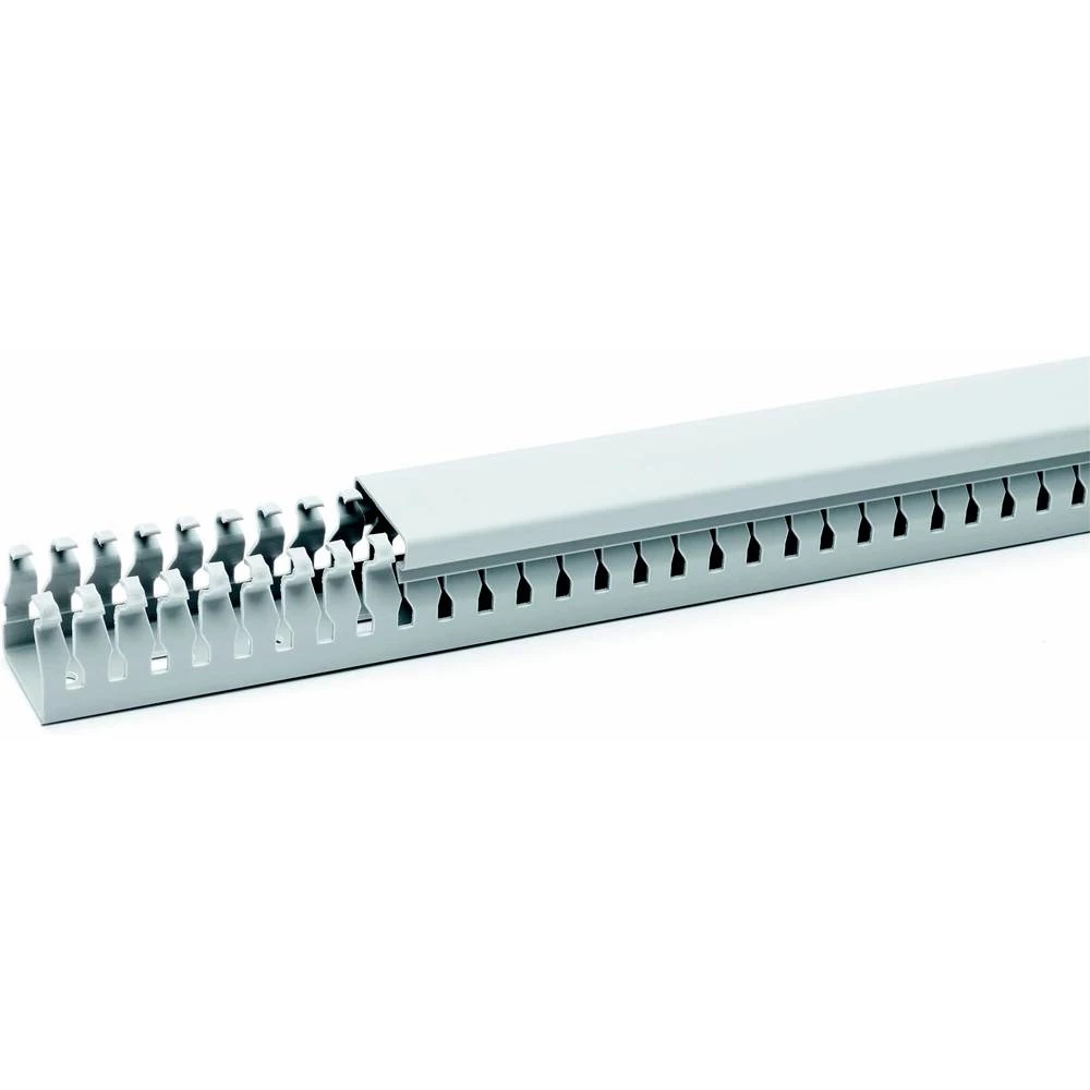 OBO Bettermann 6132357 kanal za ožičenje gornji dio (D x Š x V) 2000 x 50 x 38 mm 30 St. siva slika