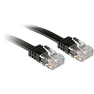 LINDY 47521 RJ45 mrežni kabeli, patch kabeli cat 6 U/UTP 1.00 m crna 1 St. slika