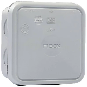 Kućište, Fibox razvodna kutija 2,5 mm², 90 mm x 90 mm x 49 mm, polipropilen, siva RAL 7035 Fibox 8600670 razvodna kutija  (D x Š x V) 90 x 90 x 49 mm siva (RAL 7035) IP65 1 St. slika