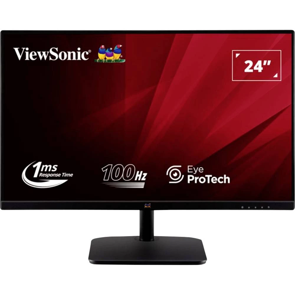 Viewsonic VA2432-H-2 LED zaslon Energetska učinkovitost 2021 E (A - G) 61 cm (24 palac) 1920 x 1080 piksel 16:9 1 ms IPS slika