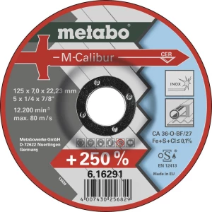 Brusni disk M-CALIBUR 125 x 7 x 22,23 INOX SF 27 Metabo 624277000 promjer 125 mm slika