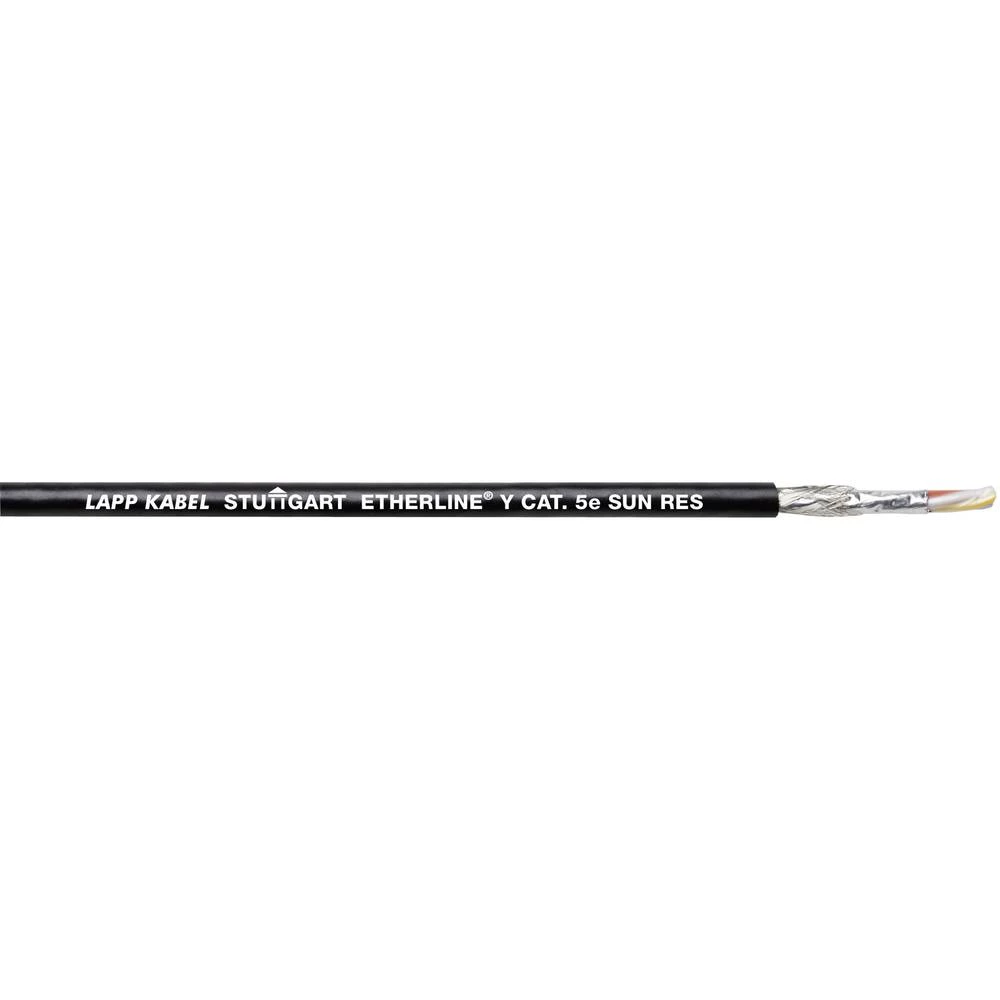 LAPP 2170901/100 mrežni kabel CAT 5e SF/UTP 2 x 2 x 0.5 mm² crna 100 m slika