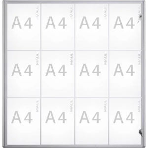 Maul Izlog MAULextraslim Upotreba za papirni fomat: 12 x DIN A4 Interijer 6821208 Aluminijum Srebrna 1 ST slika