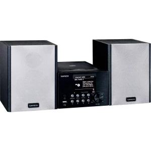 Lenco MC-250BK stereo uređaj Bluetooth, cd, DAB+, internetski radio , USB, ukw, 2 x 10 W crna slika