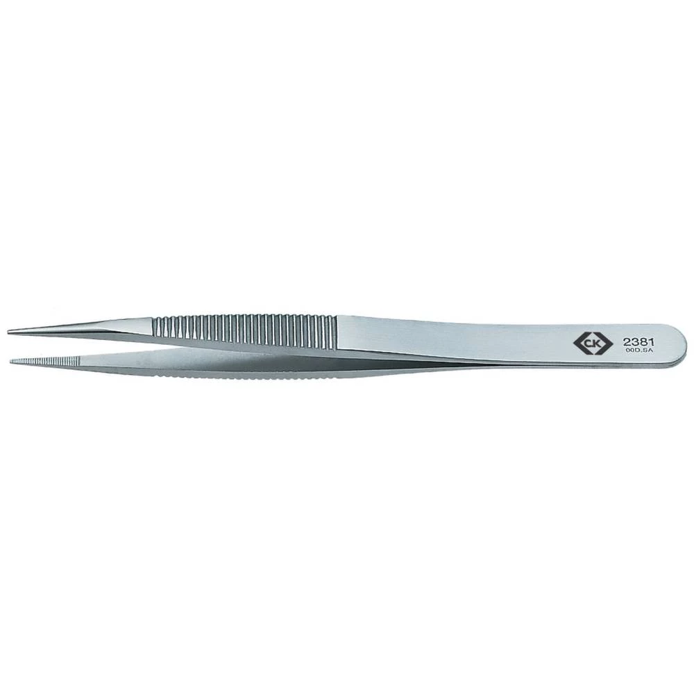 C.K T2381 precizne pincete 00D SA tupi vrh, plosnati 120 mm slika