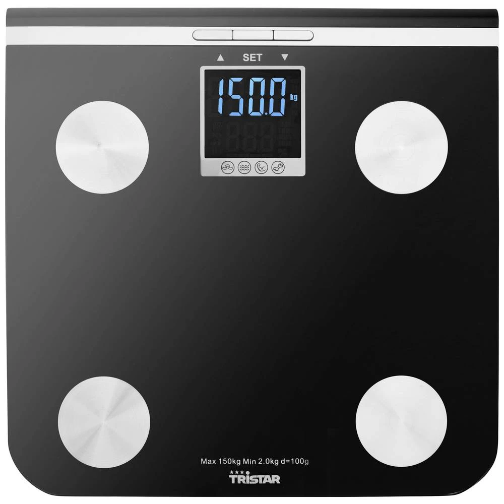 Tristar WG-2424 analitička vaga Opseg mjerenja (kg)=150 kg crna slika