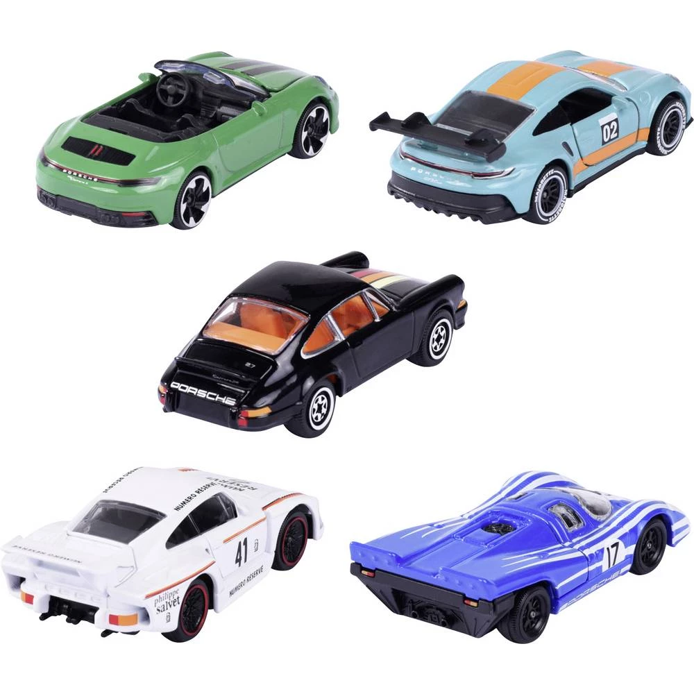 Majorette Porsche Poklon paket od 5 komada Porschea gotovi model model automobila slika