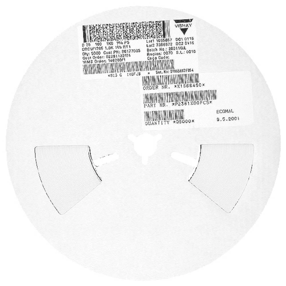 Vishay CRCW12061K50FKTBBC SMD otpornik 1.5 kΩ SMD 1206 1 % 100 ±ppm/°C 1 kom. slika