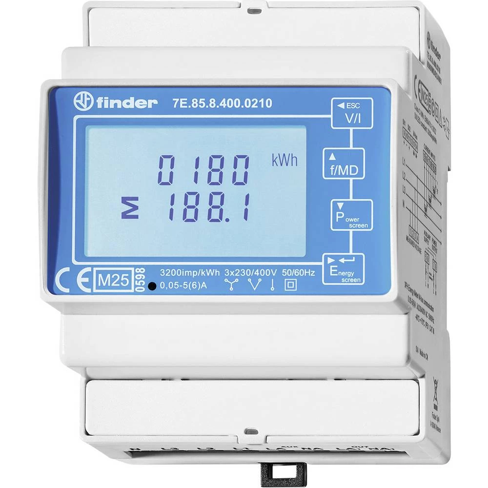 Finder 7E.85.8.400.0210 7E.85.8.400.0210 mjerač energije digitalni 1 kom. slika