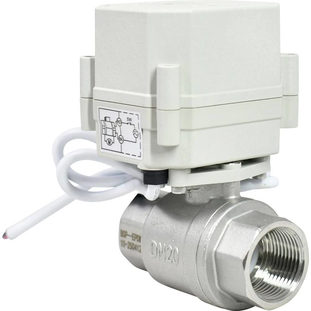 TRU COMPONENTS TC-A20-T20-S2-C/9-24VDC kuglični ventil sigurnosni 0 do 10 bar slika